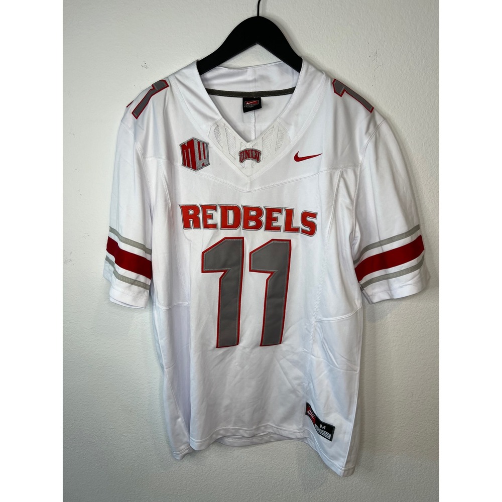 Nike UNLV Rebels Football Jersey Stitched White III 11 White Medium